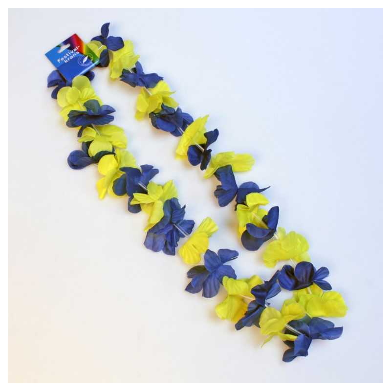 Blågul Festival Krans - ca 98 cm