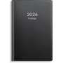 Kalender Prestige 2026 svart plast med veckouppslag