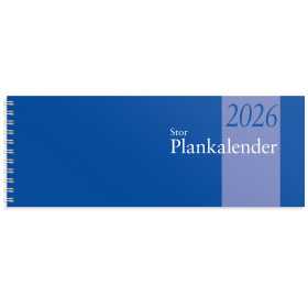 Stor Plankalender 2026 spiralbunden veckokalender