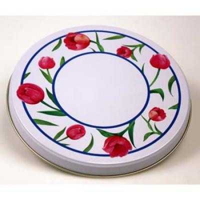 Spislock 4-pack med tulpanmotiv i lackerad design – passar alla standardspisar i Sverige.
