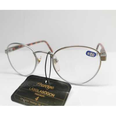 Prestige läsglasögon i metall och plast – stilren design för dam och herr