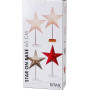 Stjärna på fot vit – julstjärna med små stjärnor, 230V