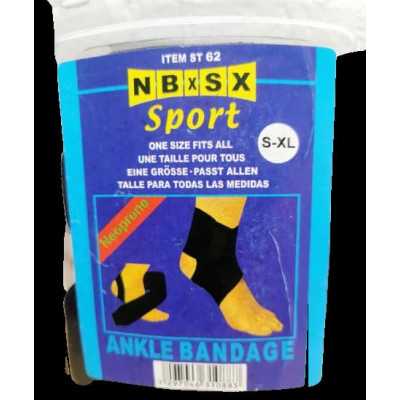 stödjande fotledsbandage i neopren för stabilitet och smärtlindring