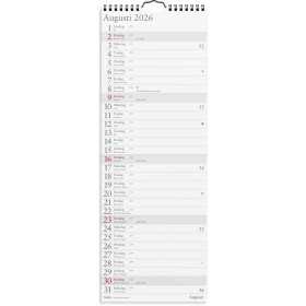Burde Väggkalender Månadskalendern Lilla 2026 med en månad per blad
