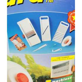 Kitchen Wizard grönsakshackare med tillbehör och säkerhetshållare