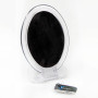 Sminkspegel med fot i polystyren liten bordspegel för smink