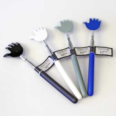 Teleskopisk ryggkliare i rostfritt stål utdragbar 20–65 cm