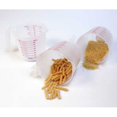 Litermått 1 liter plast köksmått med handtag