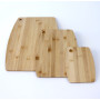 Skärbrädor i bambu 3 pack skärbräda bambu set kök