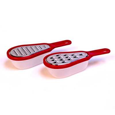 Rivjärn med behållare litet köksrivjärn i rostfritt stål