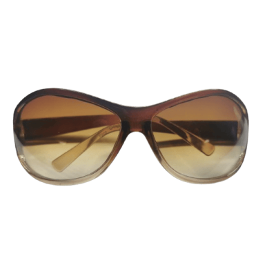 Damsolglasögon i plast med bruntonade glas 14 cm