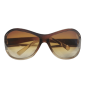 Damsolglasögon i plast med bruntonade glas 14 cm