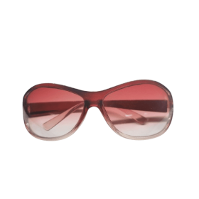 Damsolglasögon i plast med rödtonade glas 14 cm