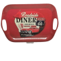 Röd Route 66 Roadside Diner-bricka i melamin 36x25 cm