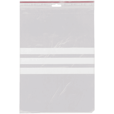 Blixtlåspåsar 230 x 320 mm med skrivfält – Grippie