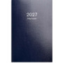 Kalender Maxinote 2027 blå i tunt och smidigt fickformat.
