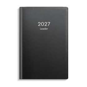 Fickkalender Leader 2027 i svart plast från Burde