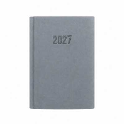 Dagkalender med årtalet 2027 präglat på omslaget