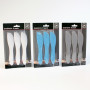 Smörknivar i plast, 3-pack, 17,5 cm långa