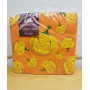 Harmony halloweenservetter med gula och orange pumpor med ansikten på orange botten, 33x33 cm, 20-pack