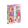Clementoni Disney Princess Measure Me pussel och längdmätare med 30 bitar, 21 x 118 cm