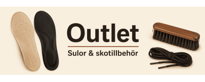 Skotillbehör Outlet – Fynda sulor, skokräm & tillbehör billigt