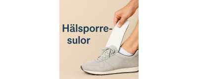 Hälsporre-sulor – lindra smärtan och få bättre stöd