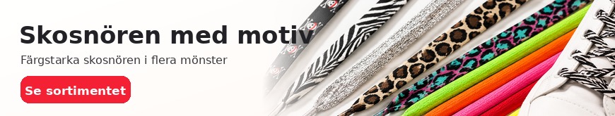 Skosnören med motiv för sneakers