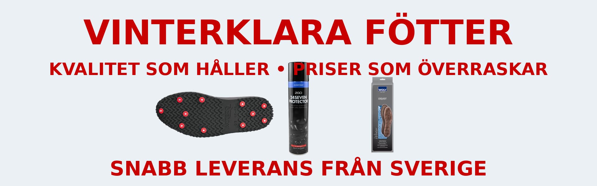 Vinterklara fötter